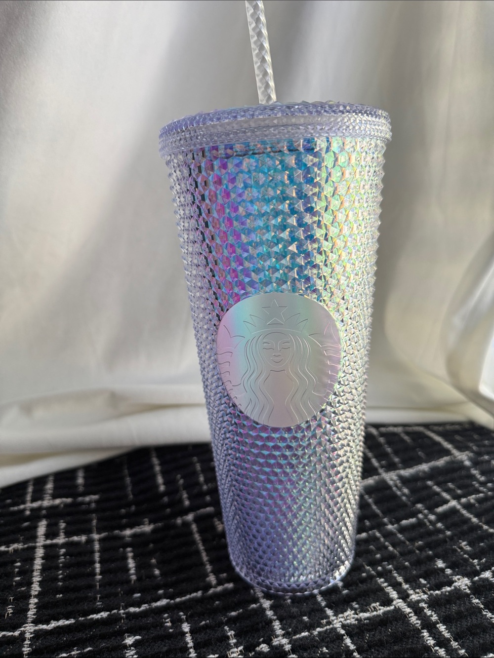 Starbucks Iridescent Studded Cold Cup - Lavender Hologram